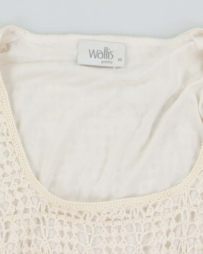 Vintage Y2k 00s Wallis Crochet Top - M