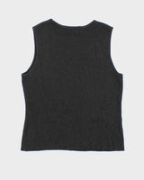Vintage 90s Jessica Beaded Knit Top - M
