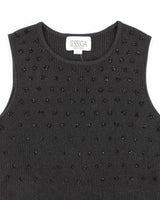 Vintage 90s Jessica Beaded Knit Top - M