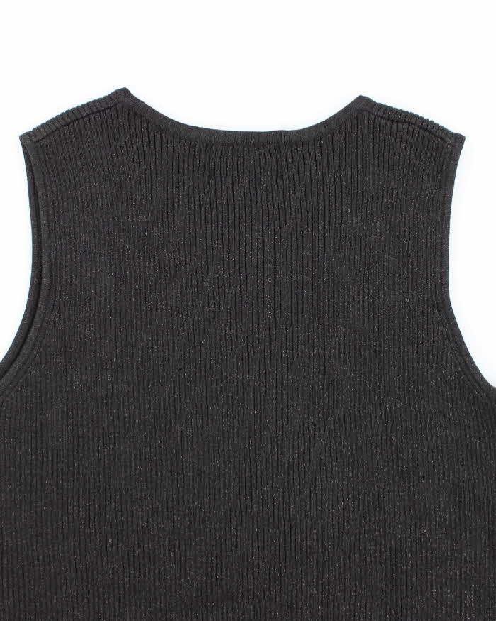 Vintage 90s Jessica Beaded Knit Top - M
