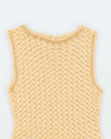 Vintage Y2k 00s Crochet Beaded Top - XS
