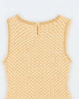 Vintage Y2k 00s Crochet Beaded Top - XS