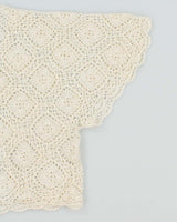 Vintage Y2k 00s Kroshetta Crochet Tie-front Top - M