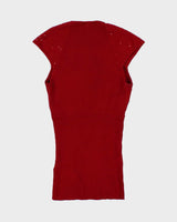 Vintage Y2k 00s Le Chateau Sequin Knit Top - S