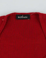 Vintage Y2k 00s Le Chateau Sequin Knit Top - S