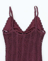 Vintage Y2k 00s Le Chateau Crochet Cami - S