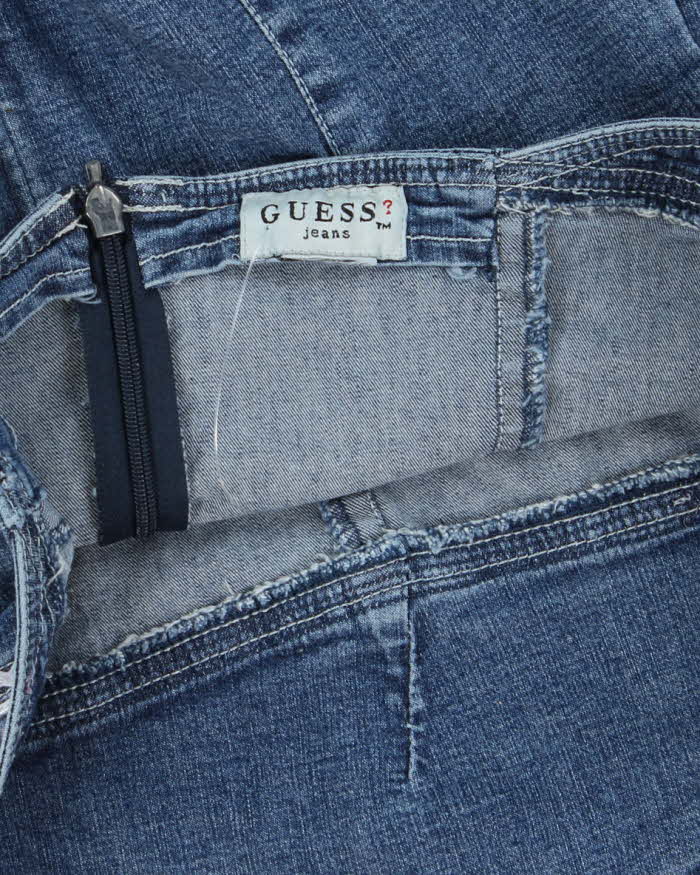 Vintage Y2k 00s Guess Denim Halter Neck Top - S