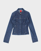 Vintage Y2k 00s Guess Denim Blouse - S