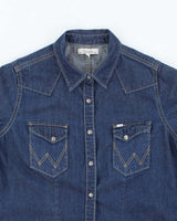 Vintage Wrangler Denim Western Blouse - S
