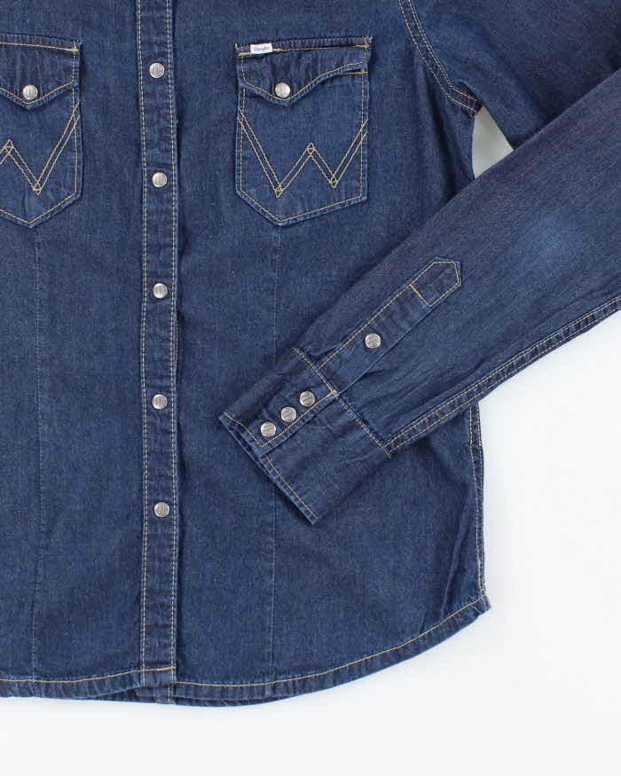 Vintage Wrangler Denim Western Blouse - S
