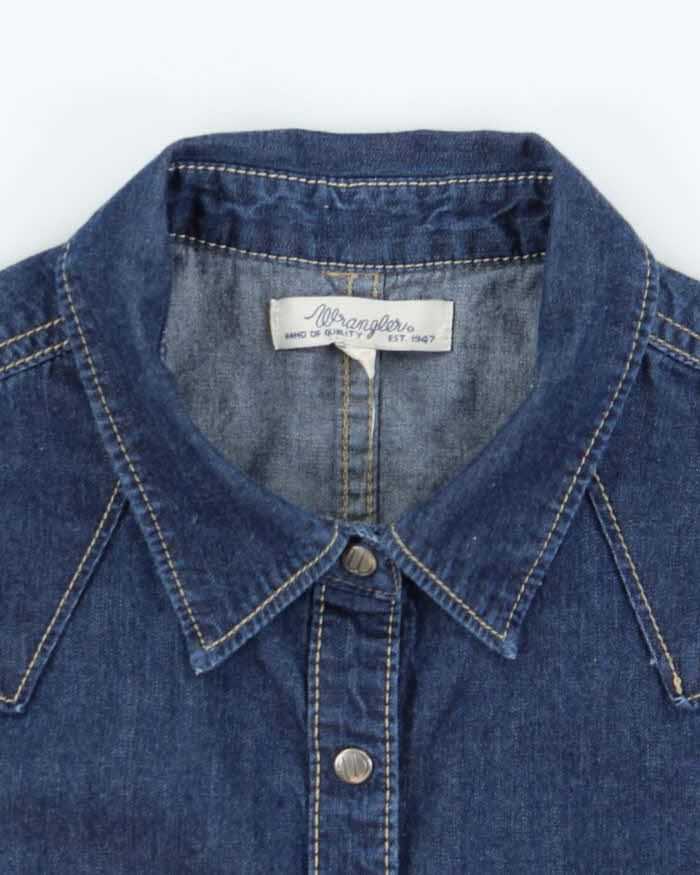 Vintage Wrangler Denim Western Blouse - S