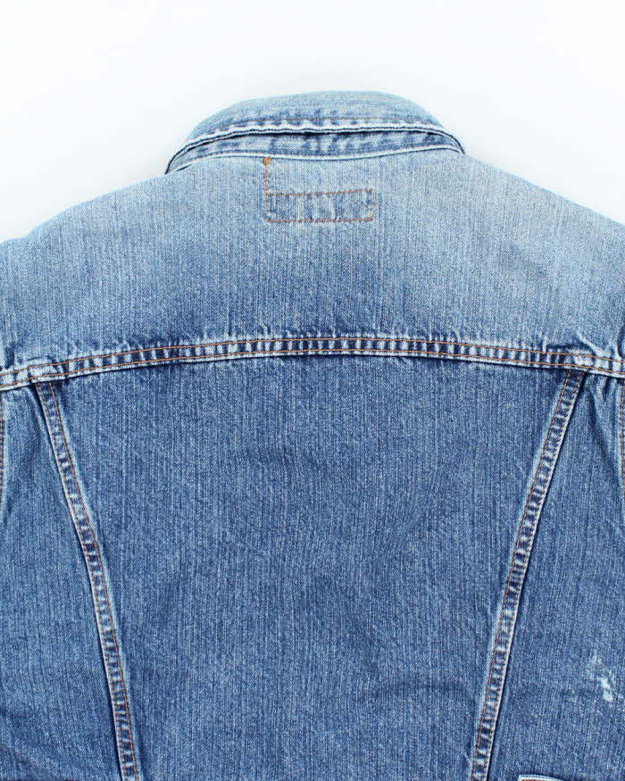 Vintage 90s Denim Waistcoat - L