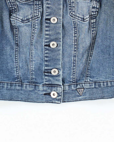Y2k 00s Guess Denim Waistcoat - S