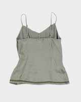 Banana Republic Pewter Grey 100% Silk Tank Top - S