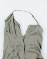 Banana Republic Pewter Grey 100% Silk Tank Top - S