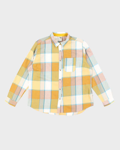 Women's The North Face Deadstock Check Long Sleeve Shirt - XXL