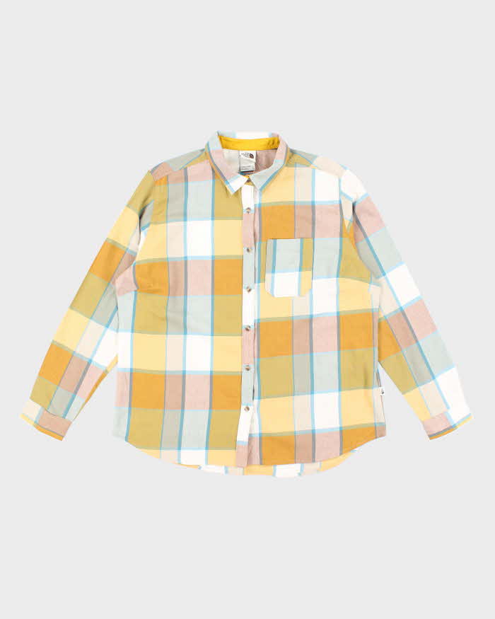 Women's The North Face Deadstock Check Long Sleeve Shirt - XXL