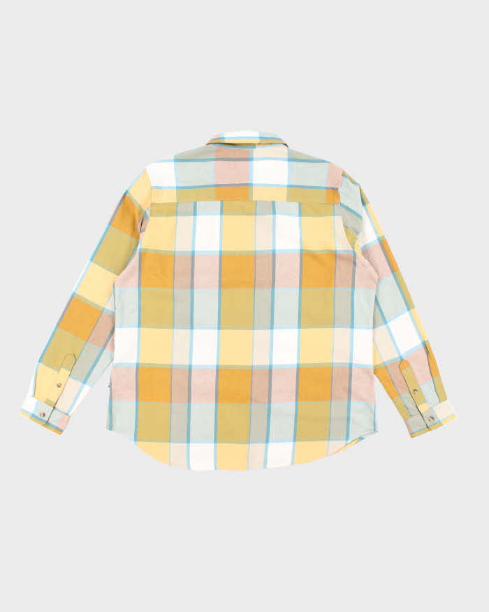 Women's The North Face Deadstock Check Long Sleeve Shirt - XXL