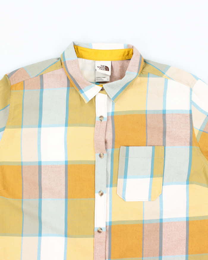 Women's The North Face Deadstock Check Long Sleeve Shirt - XXL