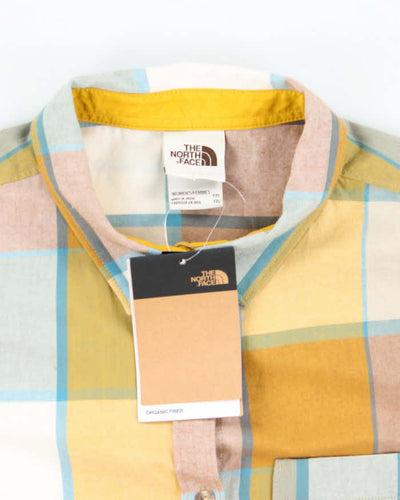 Women's The North Face Deadstock Check Long Sleeve Shirt - XXL