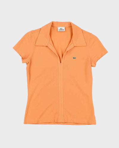 Women's Lacoste Orange Polo Shirt - S