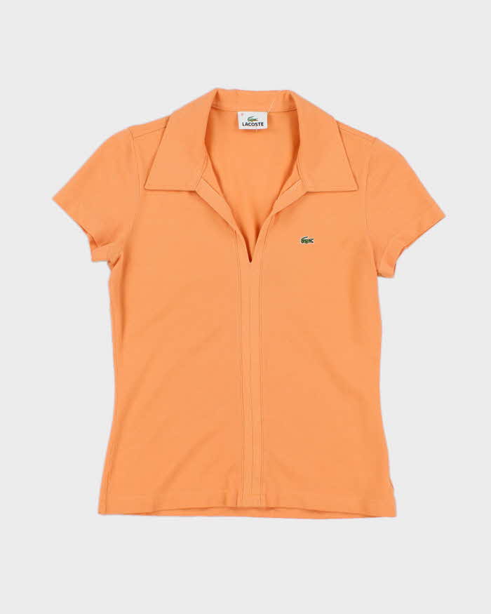 Women's Lacoste Orange Polo Shirt - S