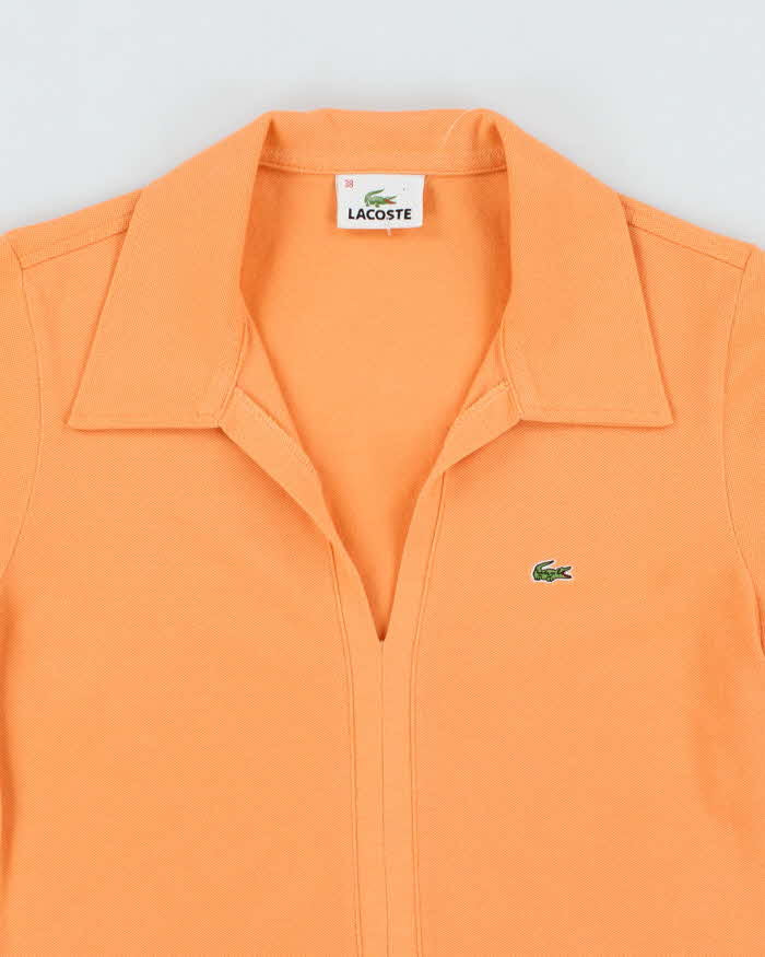 Women's Lacoste Orange Polo Shirt - S
