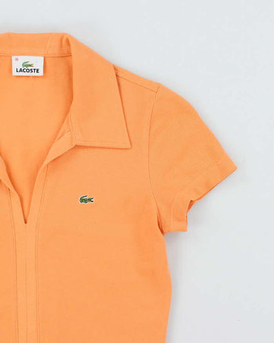 Women's Lacoste Orange Polo Shirt - S