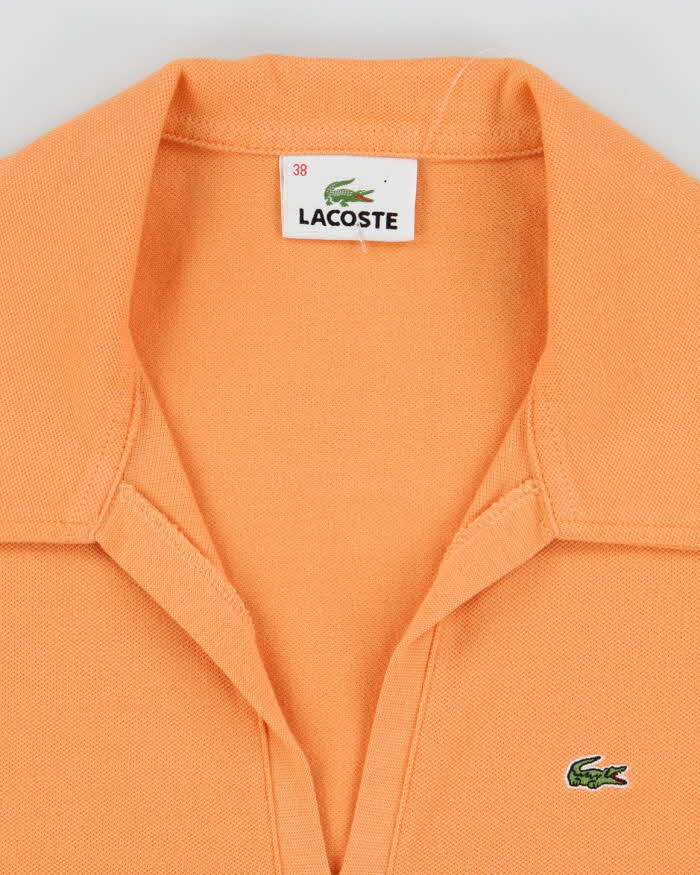 Women's Lacoste Orange Polo Shirt - S