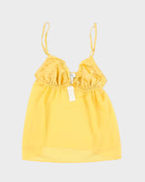 Vintage 90s La Senza Deadstock Yellow Cami - S