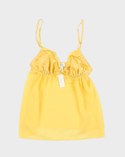 Vintage 90s La Senza Deadstock Yellow Cami - S