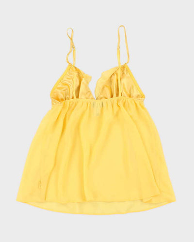 Vintage 90s La Senza Deadstock Yellow Cami - S