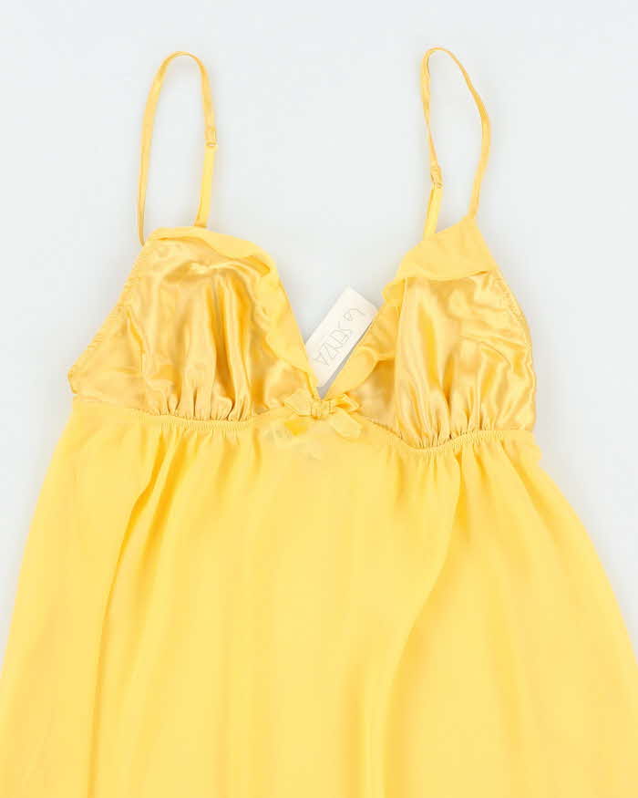 Vintage 90s La Senza Deadstock Yellow Cami - S