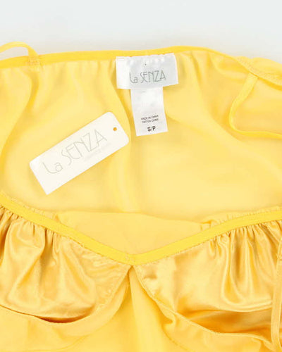 Vintage 90s La Senza Deadstock Yellow Cami - S
