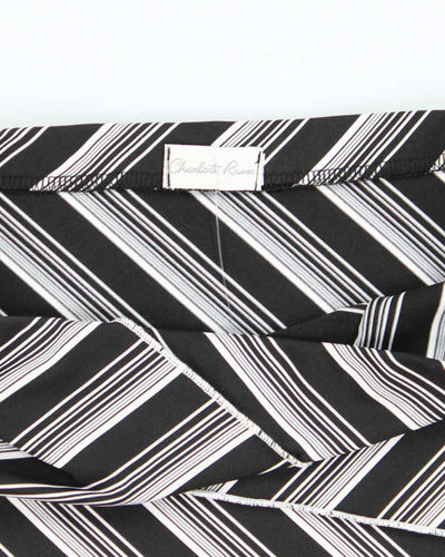 Vintage Y2k 00s Charlotte Russe Asymmetric Hem Top - XS