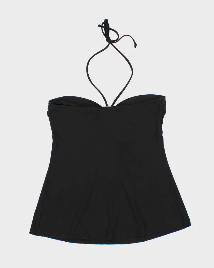 Vintage Y2k 00s Peep Studio Rhinestone Halter Top - M