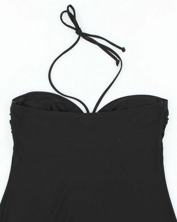 Vintage Y2k 00s Peep Studio Rhinestone Halter Top - M