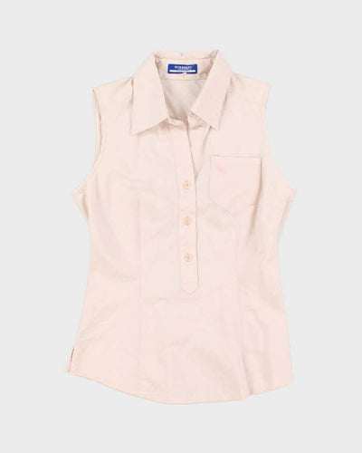 Vintage Burberry Blue Label Sleeveless Blouse - S