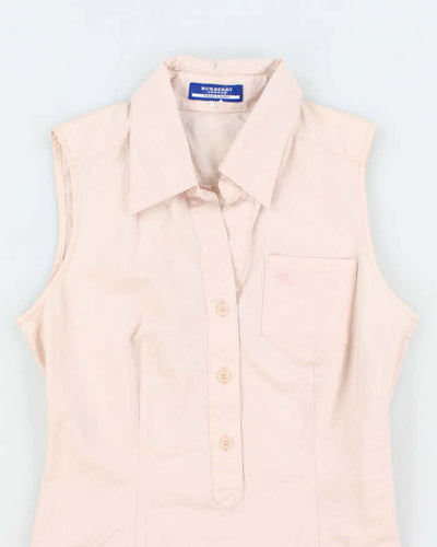Vintage Burberry Blue Label Sleeveless Blouse - S