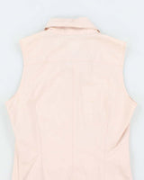 Vintage Burberry Blue Label Sleeveless Blouse - S