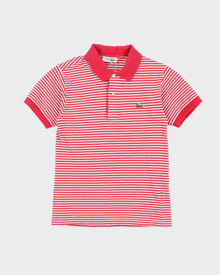 Vintage Lacoste Stripe Polo Shirt - S