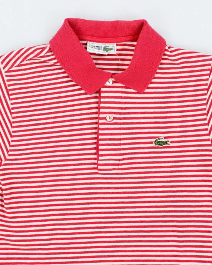 Vintage Lacoste Stripe Polo Shirt - S