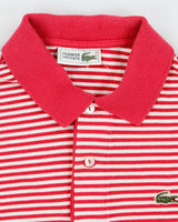 Vintage Lacoste Stripe Polo Shirt - S