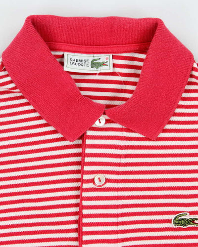 Vintage Lacoste Stripe Polo Shirt - S