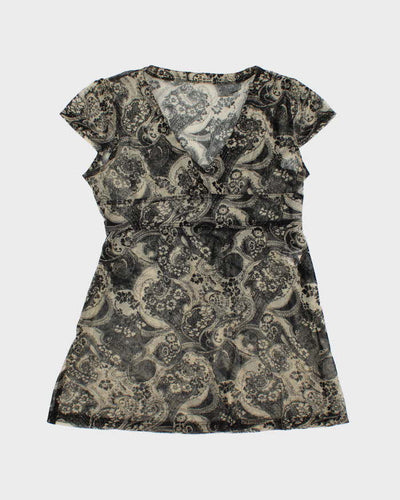 Vintage Y2k 00s  St. Vermeer Mesh Top - M