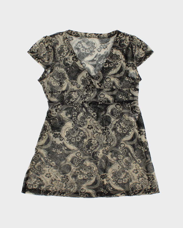 Vintage Y2k 00s  St. Vermeer Mesh Top - M