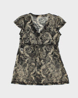 Vintage Y2k 00s  St. Vermeer Mesh Top - M