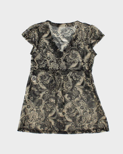 Vintage Y2k 00s  St. Vermeer Mesh Top - M