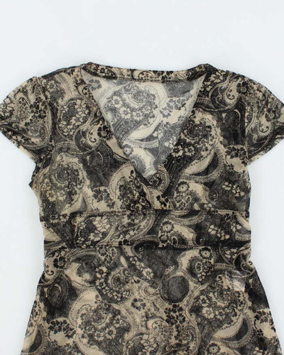 Vintage Y2k 00s  St. Vermeer Mesh Top - M