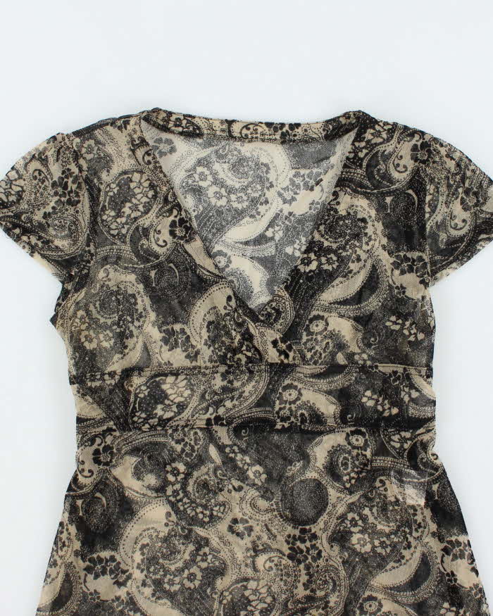 Vintage Y2k 00s  St. Vermeer Mesh Top - M